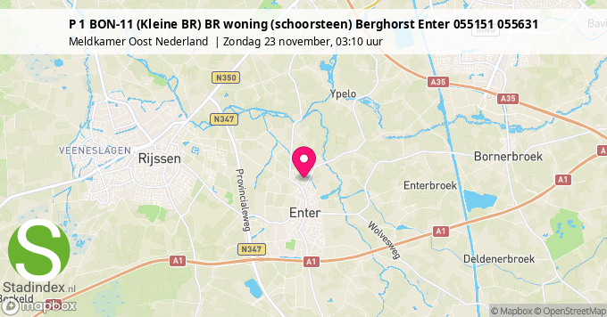 P 1 BON-11 (Kleine BR) BR woning (schoorsteen) Berghorst Enter 055151 055631