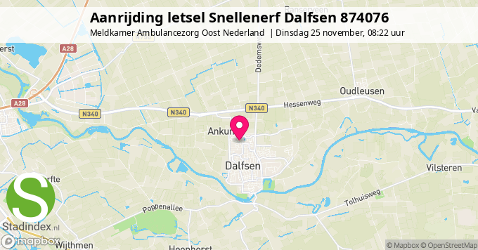 Aanrijding letsel Snellenerf Dalfsen 874076