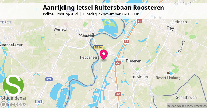 Aanrijding letsel Ruitersbaan Roosteren