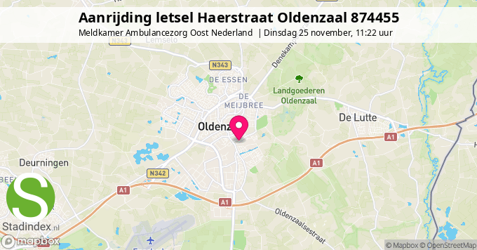 Aanrijding letsel Haerstraat Oldenzaal 874455