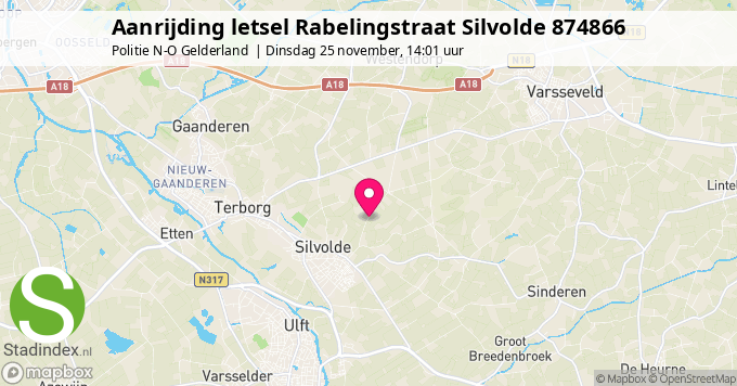 Aanrijding letsel Rabelingstraat Silvolde 874866