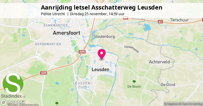 Aanrijding letsel Asschatterweg Leusden