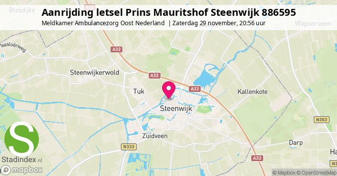 Aanrijding letsel Prins Mauritshof Steenwijk 886595