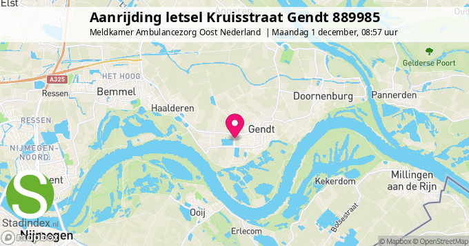 Aanrijding letsel Kruisstraat Gendt 889985