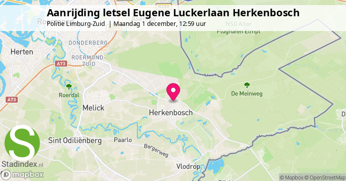 Aanrijding letsel Eugene Luckerlaan Herkenbosch