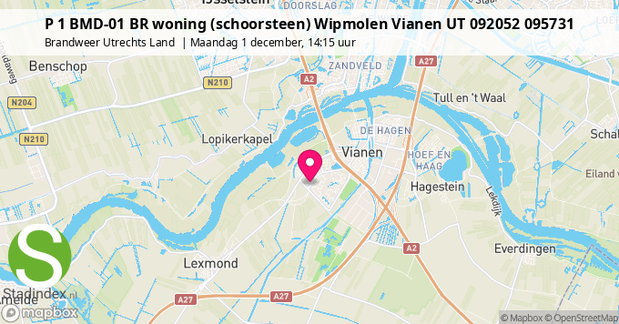 P 1 BMD-01 BR woning (schoorsteen) Wipmolen Vianen UT 092052 095731