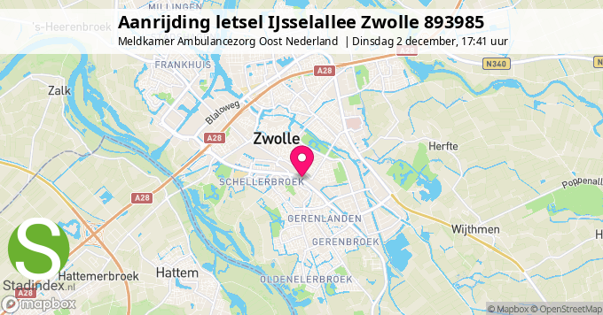 Aanrijding letsel IJsselallee Zwolle 893985