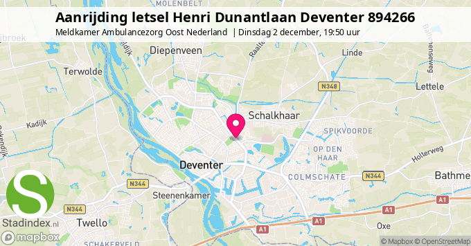 Aanrijding letsel Henri Dunantlaan Deventer 894266