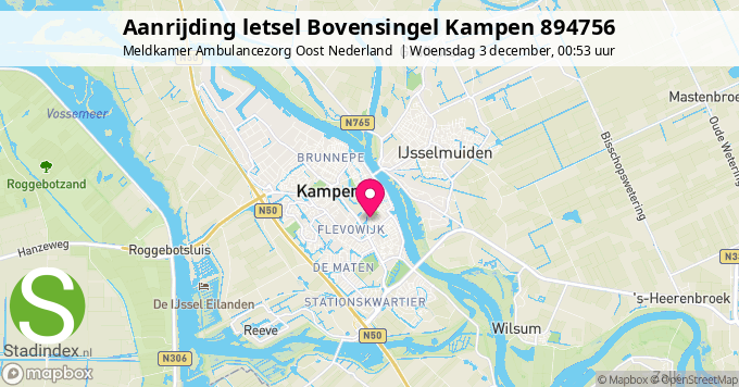 Aanrijding letsel Bovensingel Kampen 894756