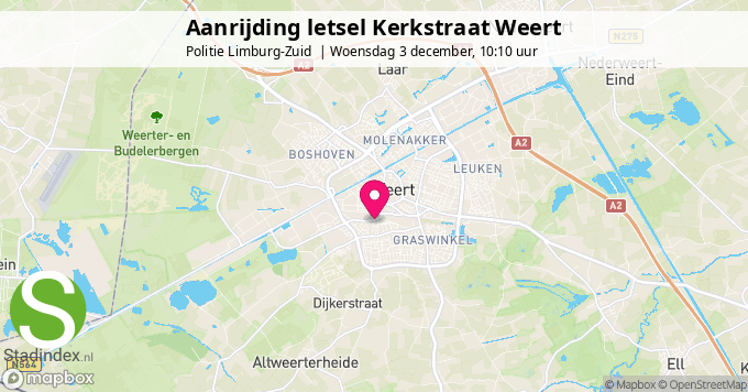 Aanrijding letsel Kerkstraat Weert