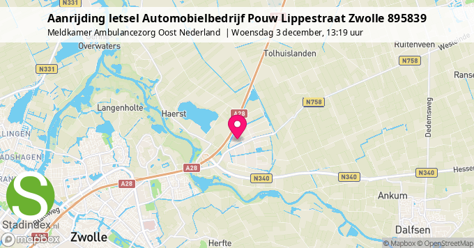 Aanrijding letsel Automobielbedrijf Pouw Lippestraat Zwolle 895839