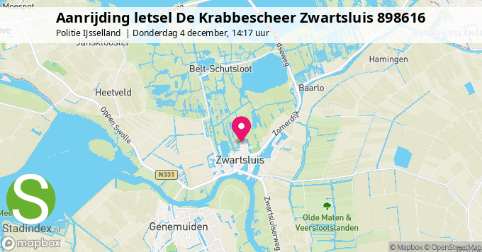 Aanrijding letsel De Krabbescheer Zwartsluis 898616