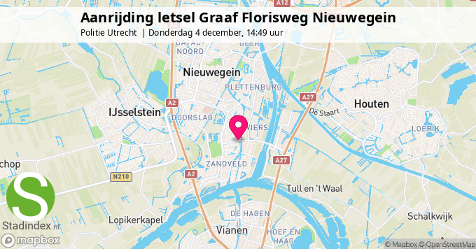 Aanrijding letsel Graaf Florisweg Nieuwegein