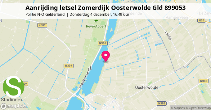 Aanrijding letsel Zomerdijk Oosterwolde Gld 899053