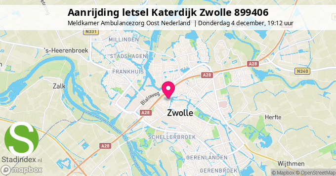 Aanrijding letsel Katerdijk Zwolle 899406