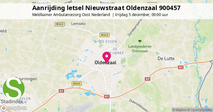 Aanrijding letsel Nieuwstraat Oldenzaal 900457