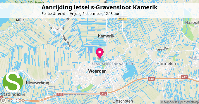 Aanrijding letsel s-Gravensloot Kamerik