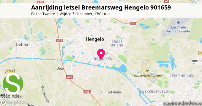 Aanrijding letsel Breemarsweg Hengelo 901659