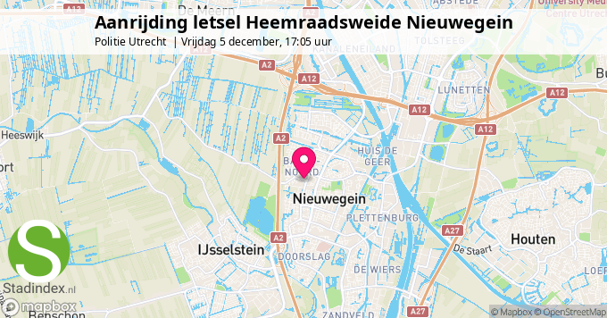 Aanrijding letsel Heemraadsweide Nieuwegein