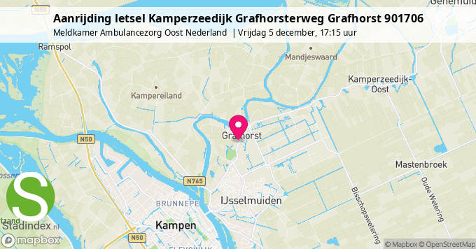 Aanrijding letsel Kamperzeedijk Grafhorsterweg Grafhorst 901706