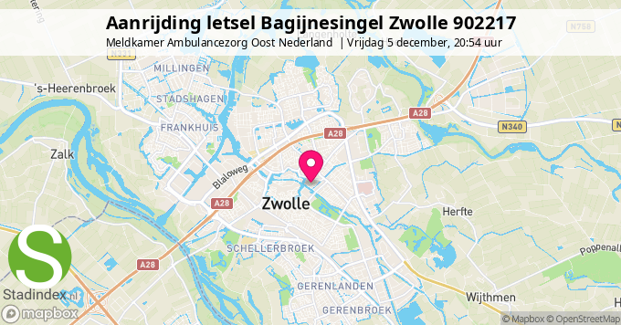 Aanrijding letsel Bagijnesingel Zwolle 902217