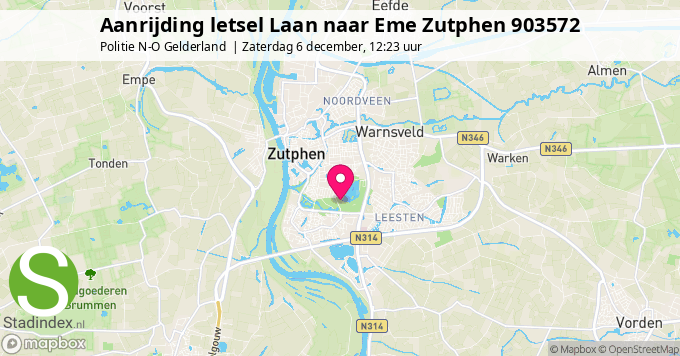 Aanrijding letsel Laan naar Eme Zutphen 903572