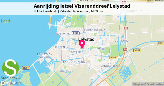 Aanrijding letsel Visarenddreef Lelystad