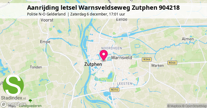Aanrijding letsel Warnsveldseweg Zutphen 904218