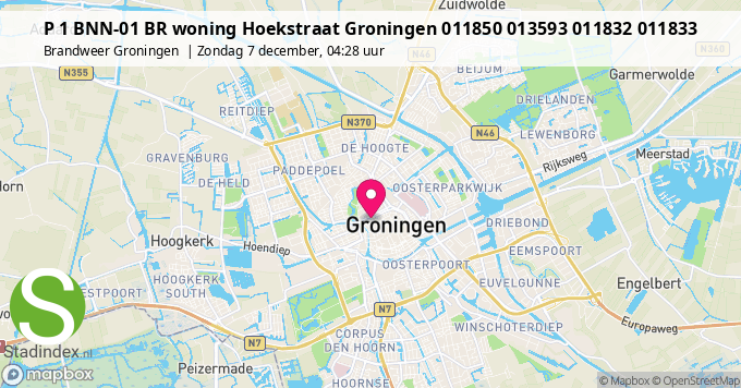 P 1 BNN-01 BR woning Hoekstraat Groningen 011850 013593 011832 011833