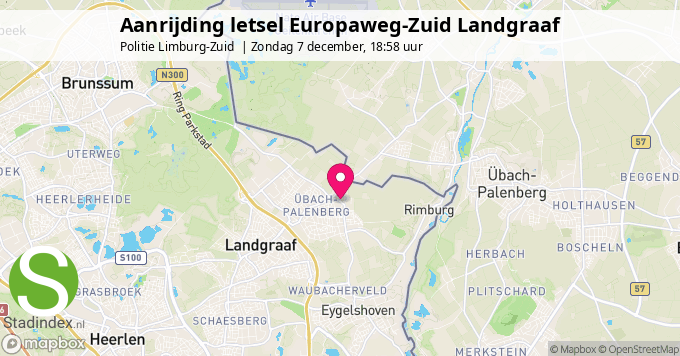 Aanrijding letsel Europaweg-Zuid Landgraaf