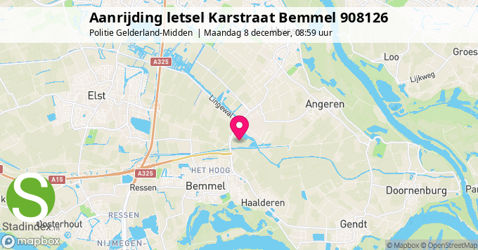 Aanrijding letsel Karstraat Bemmel 908126