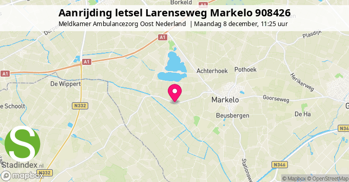 Aanrijding letsel Larenseweg Markelo 908426