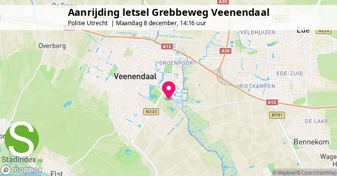 Aanrijding letsel Grebbeweg Veenendaal