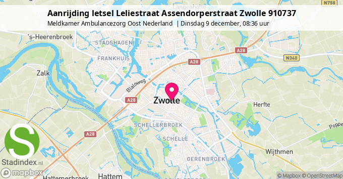 Aanrijding letsel Leliestraat Assendorperstraat Zwolle 910737
