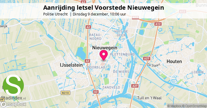 Aanrijding letsel Voorstede Nieuwegein