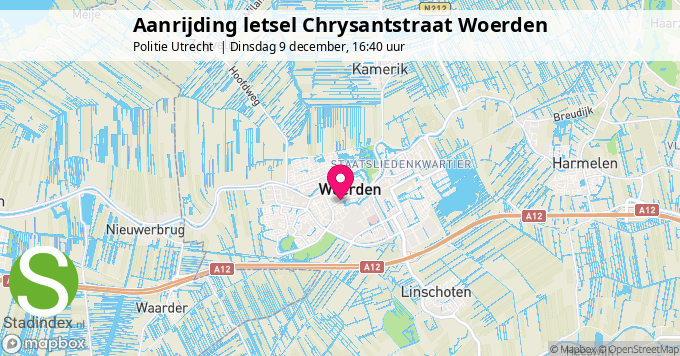 Aanrijding letsel Chrysantstraat Woerden
