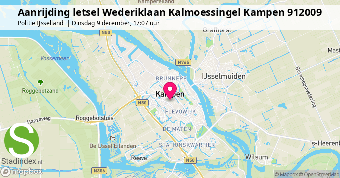 Aanrijding letsel Wederiklaan Kalmoessingel Kampen 912009