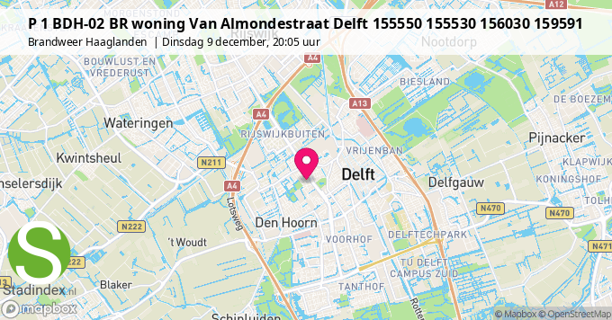 P 1 BDH-02 BR woning Van Almondestraat Delft 155550 155530 156030 159591
