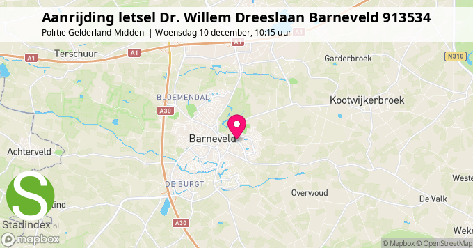 Aanrijding letsel Dr. Willem Dreeslaan Barneveld 913534