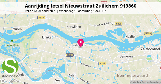 Aanrijding letsel Nieuwstraat Zuilichem 913860