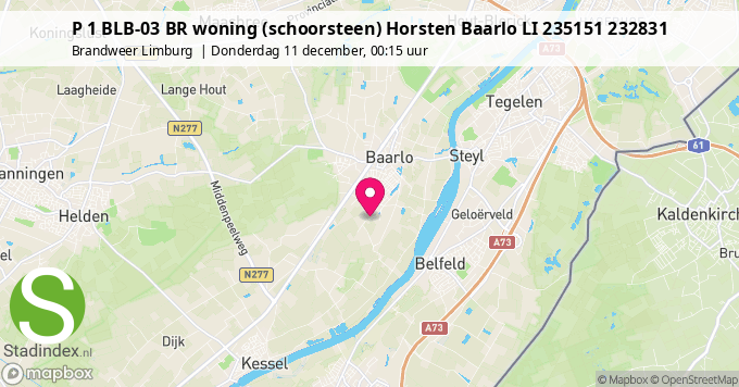 P 1 BLB-03 BR woning (schoorsteen) Horsten Baarlo LI 235151 232831